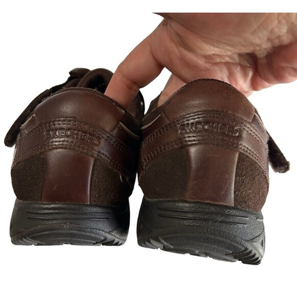 Skechers Shape Up Womens Brown Hydro Leather  Z Strap Toning Sneaker 6.5 - Picture 11 of 12